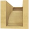 Ekena Millwork 5"W x 10"D x 5"H Wide Helena Rough Cedar Woodgrain TimberThane Corbel, Primed Tan CORUR05X10X05HELRCPR - alternate 2